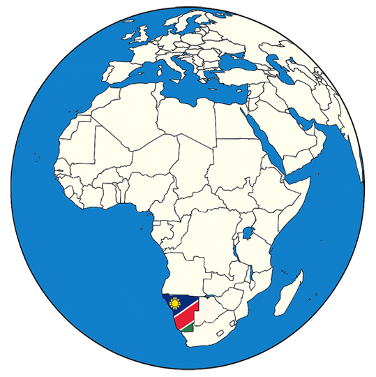 Flamma Namibia Map